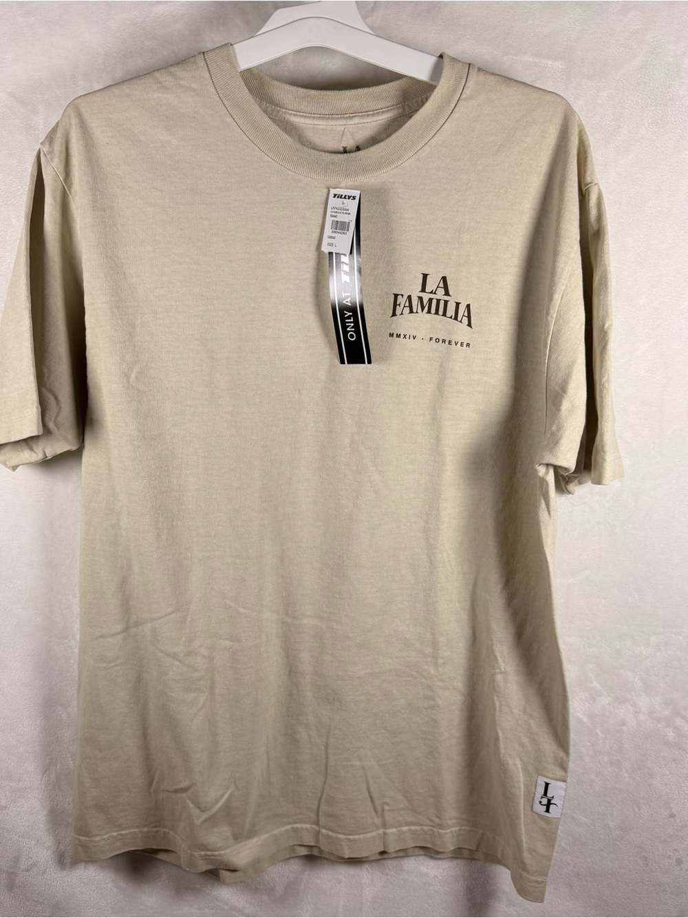 Tilly's La Familia Short Sleeve Tee — Sand